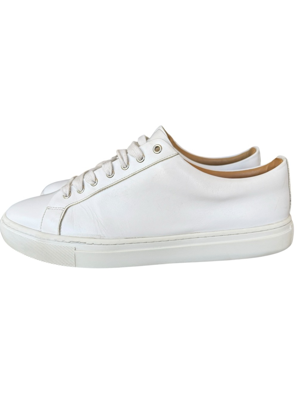 Thursday Premier White Low-Top Leather Minimalist Sneakers, Men’s 11